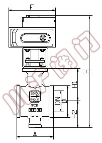 電動V型調(diào)節(jié)球閥 結構圖